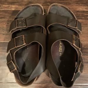 Brown Leather Birkenstocks